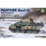 TAO-2120 1/35 Panther Ausf G Mid Production Tank w/Steel Wheels & Full Interior (2 in 1)