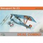 EDU-7073 1/72 Nieuport Ni23 BiPlane Dual Combo (Ltd Edition Plastic Kit)