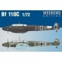 EDU-7426 1/72 Bf110C Fighter (Wkd Edition Plastic Kit)