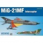 EDU-7453 1/72 MiG21MF Interceptor Aircraft (Wkd Edition Plastic Kit)