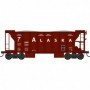 BOW42780 HO 70 Ton 2 Ballast Car w/ Side Chutes, AR 14903