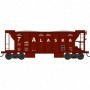 BOW42782 HO 70 Ton 2 Ballast Car w/ Side Chutes, AR 14912