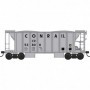 BOW42795 HO 70 Ton 2 Ballast Car w/ Side Chutes, CR 53808