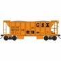 BOW42801 HO 70 Ton 2 Ballast Car w/ Side Chutes, CSX 965189