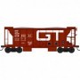 BOW42807 HO 70 Ton 2 Ballast Car w/ Side Chutes, GTW 85661