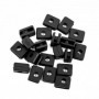 FUTFSH-40 Square Servo Grommets, 20-Pack