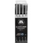 MLW-200486 Blackliner Pen 4pc Set 1 (.05, .1, .2, .4mm)