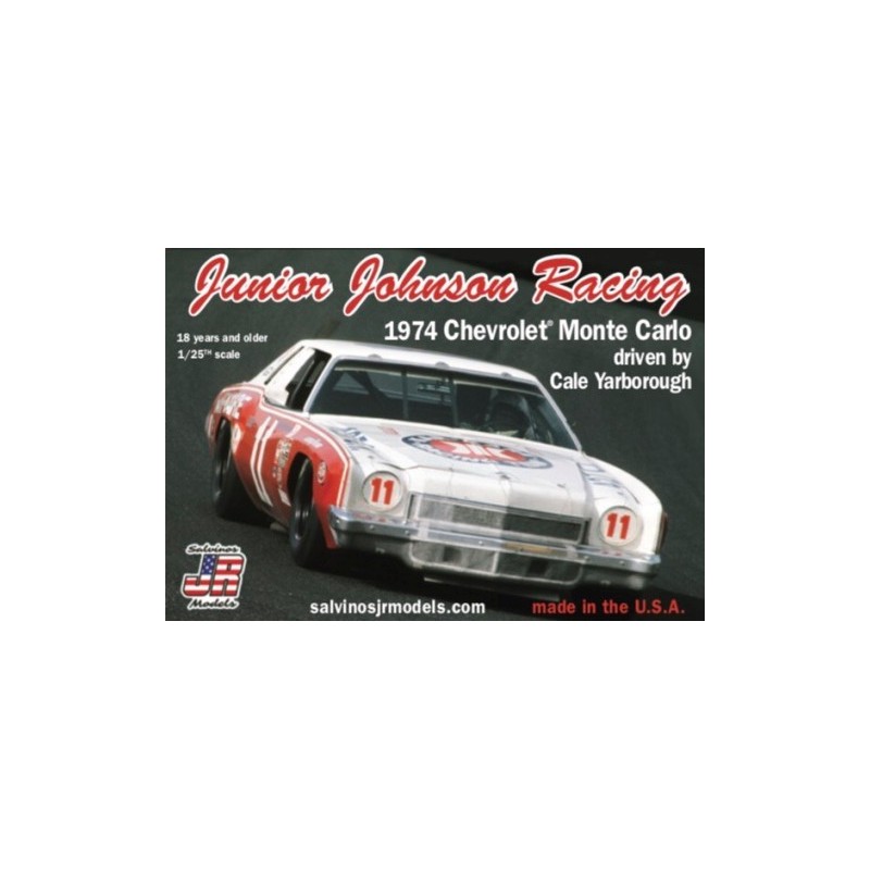 SJM-1974 1/25 Junior Johnson Racing Cale Yarborough 11 Chevrolet Monte ...