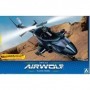 AOS-5590 1/48 Airwolf Helicopter from 1980s TV Show w/Optional Clear Body