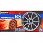 AOS-53782 1/24 Advan Racing RS 19" Tire & Wheel Set (4)