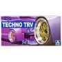 AOS-53867 1/24 Techno TRV 14" Tire & Wheel Set (4)