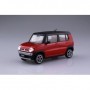 AOS-54147 1/32 Suzuki Hustler Car (Snap Molded in Red Pearl)