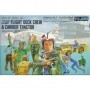 FUJ-350011 Fujimi Flight deck crews & MD-3 tractor (USN)