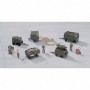 HSG-35006 Hasegawa 1/72 Gound Equipment Set