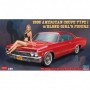 HSG-52202 Hasegawa 1/24 1966 American Coupe (Chevrolet Impala SS) Type I w/ Blond Girl's Resin Figure