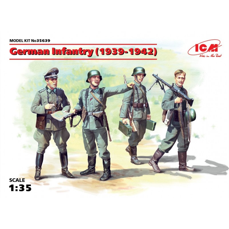 ICM-35639 ICM German Infantry (1939-1942) (4 figures)