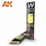 AK-10042 AK Interactive Watercolor Pencil Set Chipping