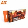 AK-1124 AK Interactive German Red Primer Colors Set