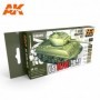AK-131 AK Interactive Olive Drab Modulation Set