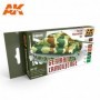 AK-167 AK Interactive German Green And Brown Modulation Set