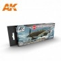 AK-2260 AK Interactive WW2 IJAAF Aircraft Colors Set