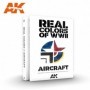 AK-290 AK Interactive REAL COLORS OF WWII AIRCRAFT -English