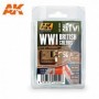 AK-4040 AK Interactive Wwi British Colors (Khaki Brown Modulation Set)