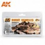 AK-4120 AK Interactive Burnt Vehicles Set