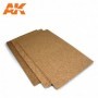 AK-8053 AK Interactive Cork Sheet - Coarse Grained - 200 X 300 X 2mm (2 Sheets)