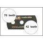 129-H1000 CMK Ultra smooth and extra smooth saw (2 sides)1p