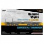 35A05 1/35 Genuine SSyms - German Railway SCHWERER PLATTFORMWAGEN 6-Axle 80ton (Precision Pro Edition)