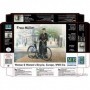 35166 Frau Mller. Woman n Women's Bicycle, Europe, WWII Era