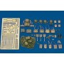 RML-203 1/35 WWII German Army Equipment: pouches, helmets, straps, etc. (Resin/Photo-Etch)