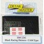 1/24-1/25 Racing Harness Cam Type (Black)