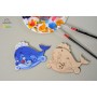 UGears Whale 3D-puzzle Coloring Model - 8 pieces