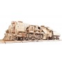 UGears V-Express Steam Train with Tender - 538 pieces (Advanced)