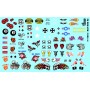 RAT ROD MODEL CAR DECAL SHEET   1/25