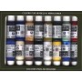 VLJ-70111 17ml Bottle American Civil War Model Color Paint Set (16 Colors)