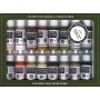 VLJ-70141 17ml Bottle Earth Tones Model Color Paint Set (16 Colors) (D)