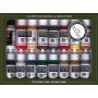 VLJ-70148 17ml Bottle American Revolution Model Color Paint Set (16 Colors) (D)