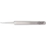 STRAIGHT POINT TWEEZERS, polished, 4.5"