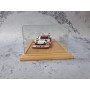 Acrylic display 14 '' x 4 '' x 6 '' with wooden base 17.5" x 5.25" x 3/4"