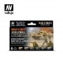 S70208 WWII DESERT BRITISH n GERMAN ARMOR n INFANTRY PAINT SET