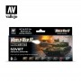 S70221 WWIII SOVIET ARMOR n INFANTRY PAINT SET