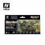 S70222 WWIII BRITISH ARMOR n INFANTRY PAINT SET