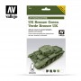 S78407 UK BRONZE GREEN AFV ARMOR PAINTING SET 6 BOTTLE SET