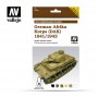 S78409 GERMAN AFRIKA KORPS 41/42 - AFV CAMO 6 BOTTLE SET