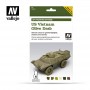 S78412 US VIETNAM OLIVE DRAB AFV ARMOR PAINTING 6 BOTTLE SET