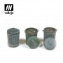 SC2122 GARBAGE BINS no1 - 3 PIECES (1/35)