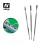 T0200202 SET OF 3 CARVERS - STAINLESS STEEL